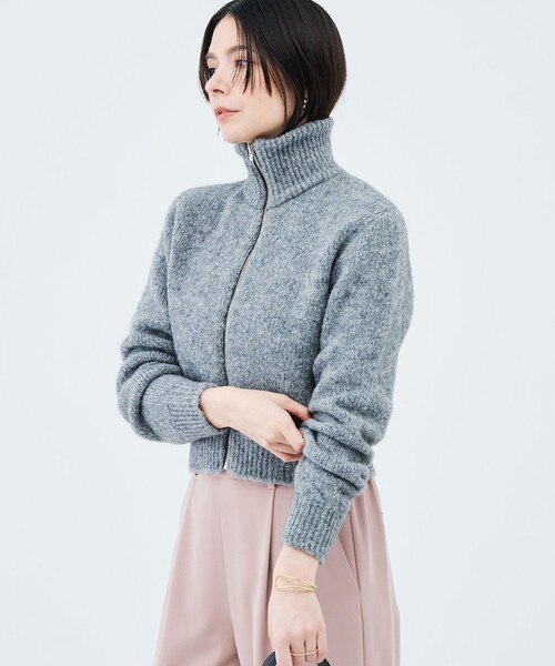 NOLLEY’S（ノーリーズ）の「【WEB限定】【Tricots Jean Marc】GLENDALE（カーディガン/ボレロ・レディース・ネイビー/グレー・FREE）」の20枚目の写真