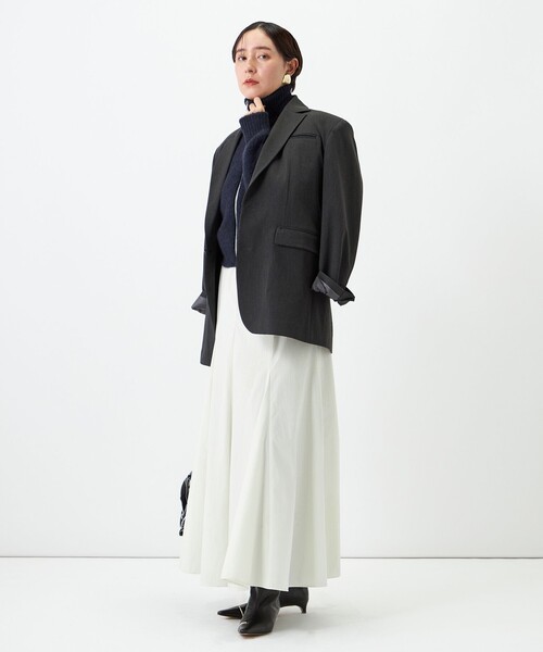 NOLLEY’S（ノーリーズ）の「【WEB限定】【Tricots Jean Marc】GLENDALE（カーディガン/ボレロ・レディース・ネイビー/グレー・FREE）」の3枚目の写真