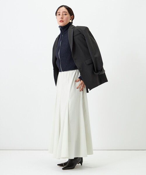 NOLLEY’S（ノーリーズ）の「【WEB限定】【Tricots Jean Marc】GLENDALE（カーディガン/ボレロ・レディース・ネイビー/グレー・FREE）」の4枚目の写真
