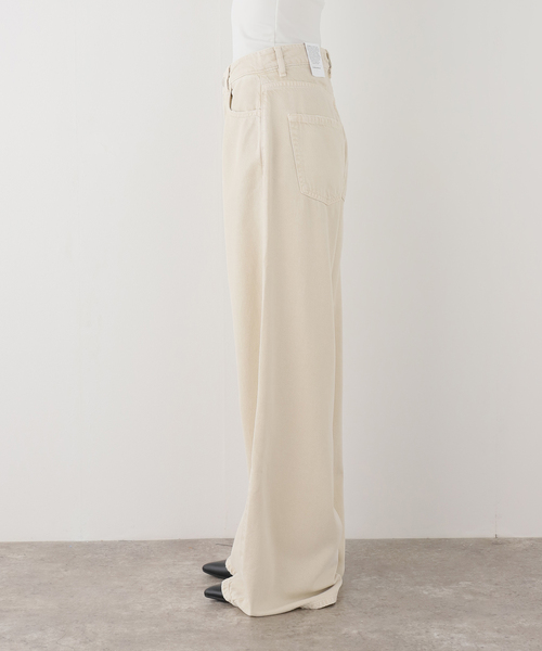 AP STUDIO(エーピーストゥディオ)の「【ICON DENIM/アイコンデニム】DEBBY DENIM(DESERT)(デニムパンツ・レディース・ベージュ・27/26/25/24)」の14枚目の写真