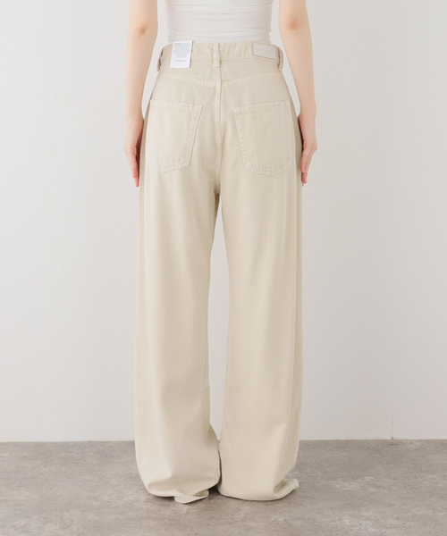 AP STUDIO(エーピーストゥディオ)の「【ICON DENIM/アイコンデニム】DEBBY DENIM(DESERT)(デニムパンツ・レディース・ベージュ・27/26/25/24)」の15枚目の写真