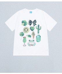 chancechance | BUNCH T-SHIRT (GREEN)(Tシャツ/カットソー)