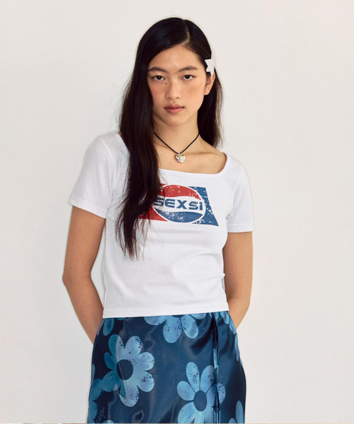 LOTSYOU（ロッツユー）の「LOTSYOU_SEXSI Tee White（Tシャツ/カットソー・レディース・その他・OS）」の3枚目の写真