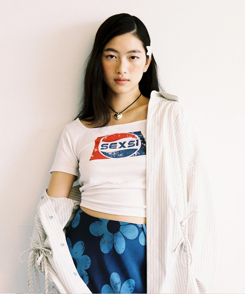 LOTSYOU（ロッツユー）の「LOTSYOU_SEXSI Tee White（Tシャツ/カットソー・レディース・その他・OS）」の4枚目の写真