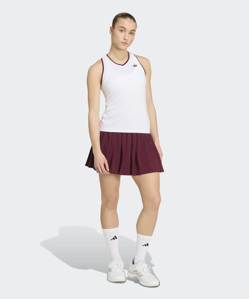 adidas(アディダス)の「テニス クラシック タンクトップ / アディダス adidas(タンクトップ・レディース・ホワイト・XX-LARGE/LARGE/MEDIUM/SMALL/X-LARGE)」の5枚目の写真