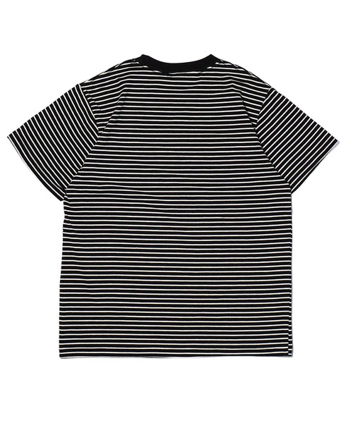SAGE(セージ)の「SAGE / セイジ being sage Striped S/S Tee(Tシャツ/カットソー・メンズ・グリーン/ピンク・MEDIUM/SMALL)」の5枚目の写真