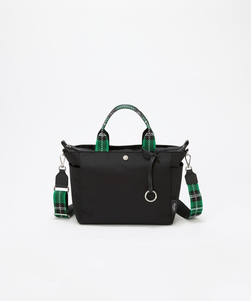 Breath TOPKAPI(ブレストプカピ)の「【Breath TOPKAPI】チェックハンドル 2way トートバッグ M / 撥水(トートバッグ・レディース・ブラウン/ブラック・FREE)」の2枚目の写真