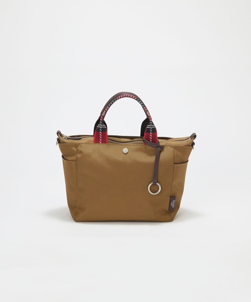 Breath TOPKAPI(ブレストプカピ)の「【Breath TOPKAPI】チェックハンドル 2way トートバッグ M / 撥水(トートバッグ・レディース・ブラウン/ブラック・FREE)」の5枚目の写真