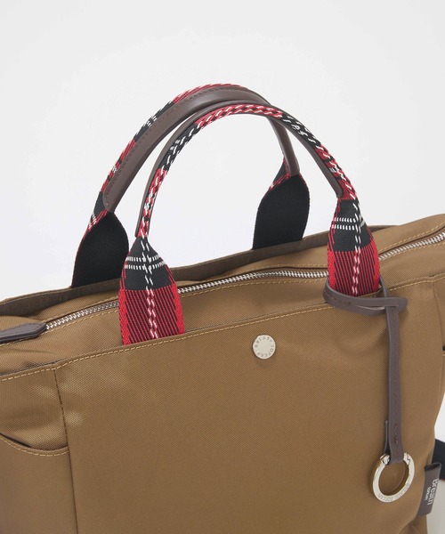 Breath TOPKAPI(ブレストプカピ)の「【Breath TOPKAPI】チェックハンドル 2way トートバッグ M / 撥水(トートバッグ・レディース・ブラウン/ブラック・FREE)」の6枚目の写真
