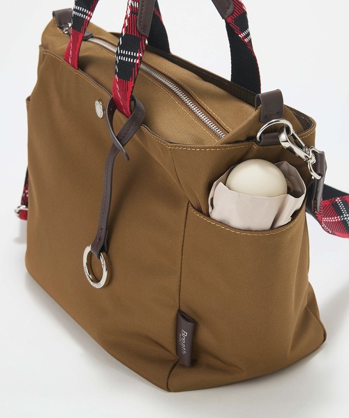 Breath TOPKAPI(ブレストプカピ)の「【Breath TOPKAPI】チェックハンドル 2way トートバッグ M / 撥水(トートバッグ・レディース・ブラウン/ブラック・FREE)」の10枚目の写真