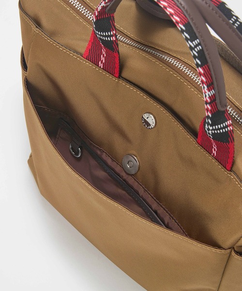 Breath TOPKAPI(ブレストプカピ)の「【Breath TOPKAPI】チェックハンドル 2way トートバッグ M / 撥水(トートバッグ・レディース・ブラウン/ブラック・FREE)」の12枚目の写真
