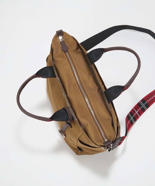 Breath TOPKAPI(ブレストプカピ)の「【Breath TOPKAPI】チェックハンドル 2way トートバッグ M / 撥水(トートバッグ・レディース・ブラウン/ブラック・FREE)」の15枚目の写真