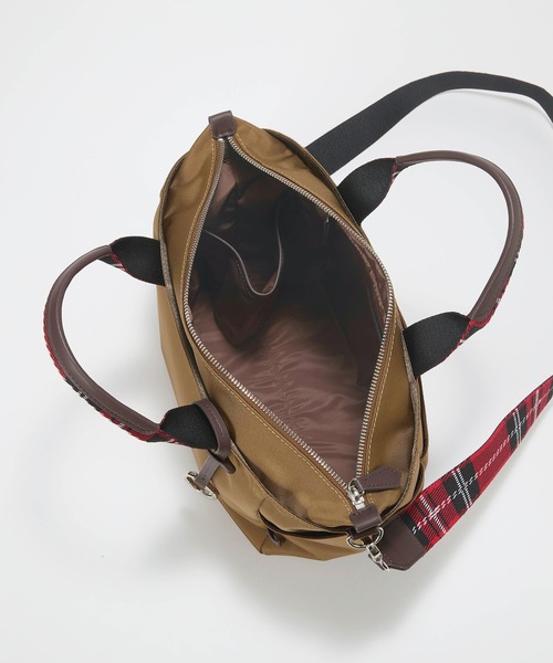 Breath TOPKAPI(ブレストプカピ)の「【Breath TOPKAPI】チェックハンドル 2way トートバッグ M / 撥水(トートバッグ・レディース・ブラウン/ブラック・FREE)」の17枚目の写真