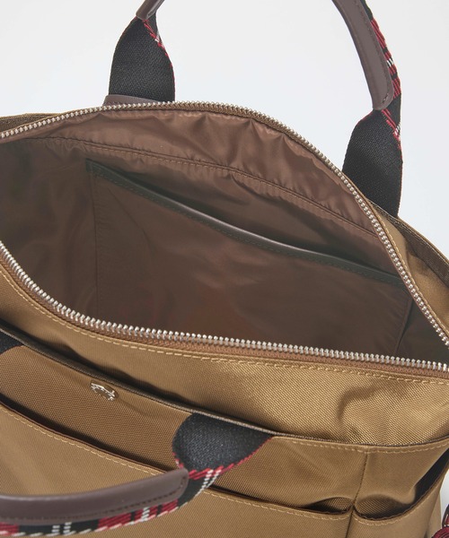 Breath TOPKAPI(ブレストプカピ)の「【Breath TOPKAPI】チェックハンドル 2way トートバッグ M / 撥水(トートバッグ・レディース・ブラウン/ブラック・FREE)」の20枚目の写真