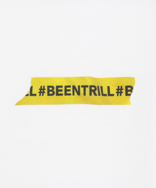 BEENTRILL(ビントリル)の「ビントリルマスキングテープTシャツ(オフホワイト)(Tシャツ/カットソー・レディース・その他・LARGE/MEDIUM/SMALL/X-LARGE)」の4枚目の写真