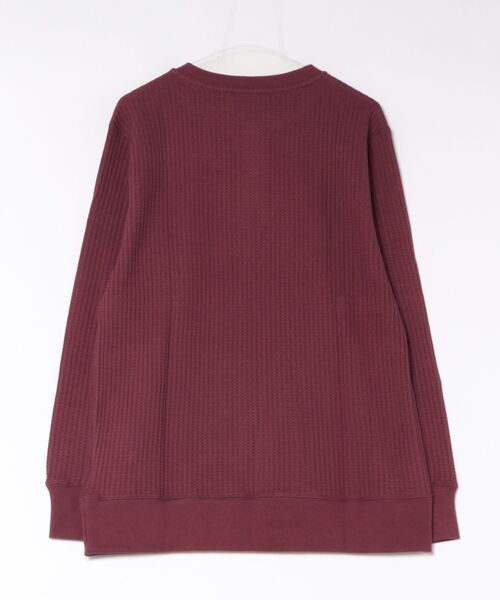 JEMORGAN(ジェーイーモーガン)の「【JEMORGAN / ジェイモーガン】ビッグワッフル ヘンリーネック カットソー(Tシャツ/カットソー・メンズ・オートミール/バーガンディー/ブラック/オフホワイト/ダークオリーブ・SMALL/MEDIUM/LARGE/X-LARGE)」の6枚目の写真
