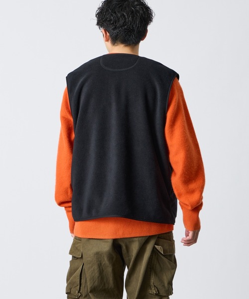 DANTON（ダントン）の「【WEB先行予約】[DANTON/ダントン] フリースノーカラーベスト（ベスト・レディース・グレイッシュベージュ/ブラック/ダークグレー・44/42/40）」の20枚目の写真