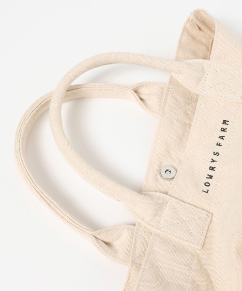 LOWRYS FARM（ローリーズファーム）の「【500mlペットボトル収納可】LFBASICトートBAG 1049470（トートバッグ・レディース・イエロー/オフホワイト/ベージュ系その他2/ライトブルー/ブラック系その他/アイボリー系1/ブラック/アイボリー/ブラック系その他2・FREE）」の13枚目の写真