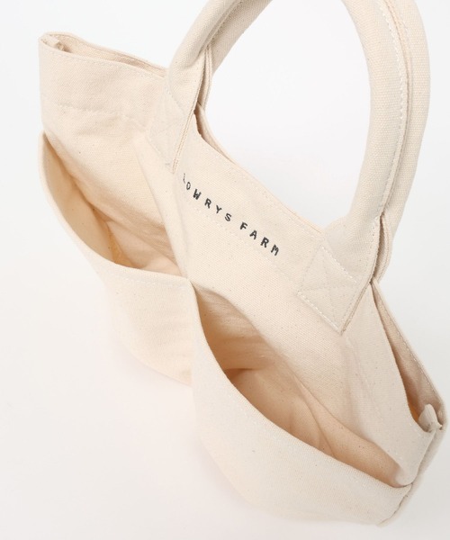 LOWRYS FARM（ローリーズファーム）の「【500mlペットボトル収納可】LFBASICトートBAG 1049470（トートバッグ・レディース・イエロー/オフホワイト/ベージュ系その他2/ライトブルー/ブラック系その他/アイボリー系1/ブラック/アイボリー/ブラック系その他2・FREE）」の15枚目の写真