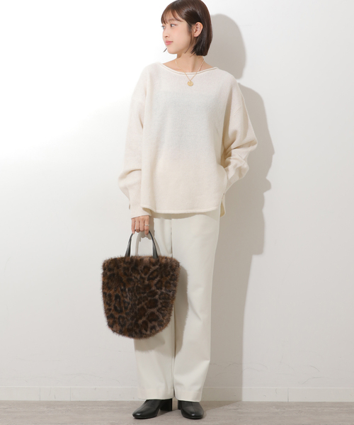 JOURNAL STANDARD relume(ジャーナルスタンダード レリューム)の「《WEB・一部店舗限定》relumeレオパードファーバッグ(ハンドバッグ・レディース・ブラウン・FREE)」の2枚目の写真