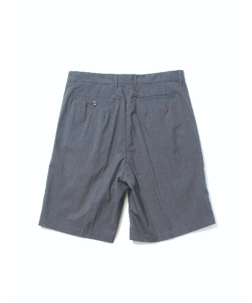 MOMENTUM(モメンタム)の「【L'eau bleue】C/N LIGHT TWILL WIDE SHORTS(その他パンツ・メンズ・ベージュ/ブルーグレー・LARGE/MEDIUM)」の3枚目の写真