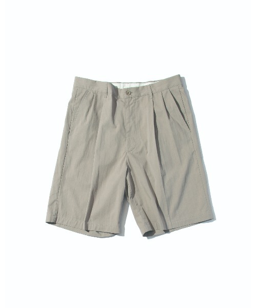 MOMENTUM(モメンタム)の「【L'eau bleue】C/N LIGHT TWILL WIDE SHORTS(その他パンツ・メンズ・ベージュ/ブルーグレー・LARGE/MEDIUM)」の6枚目の写真