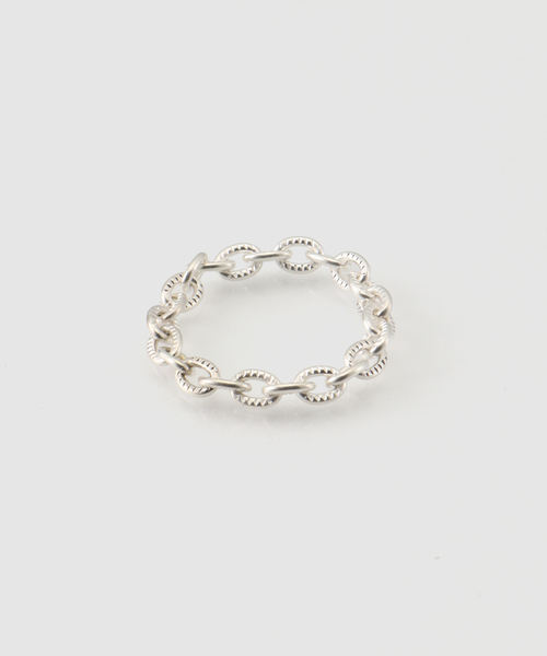 FRAMeWORK(フレームワーク)の「SYMPATHY OF SOUL / シンパシー・オブ・ソウル GROOVE AZUKI CHAIN RING(シルバー)(リング・レディース・シルバー・11/14)」の2枚目の写真