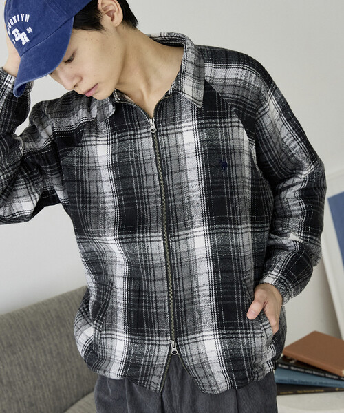 U.S. POLO ASSN.(ユーエスポロアッスン)の「U.S. POLO ASSN. × PUBLUX/ユーエスポロアッスン 別注 ダブルジップ スイングトップ ジャケット 限定展開(ブルゾン・メンズ・ダークブラウン/ブラック/ブラウン/ネイビー/チャコールグレー・LARGE/MEDIUM/SMALL)」の1枚目の写真