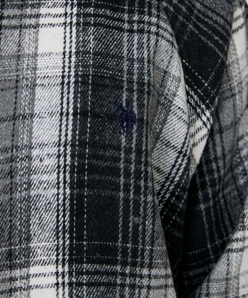U.S. POLO ASSN.(ユーエスポロアッスン)の「U.S. POLO ASSN. × PUBLUX/ユーエスポロアッスン 別注 ダブルジップ スイングトップ ジャケット 限定展開(ブルゾン・メンズ・ダークブラウン/ブラック/ブラウン/ネイビー/チャコールグレー・LARGE/MEDIUM/SMALL)」の12枚目の写真