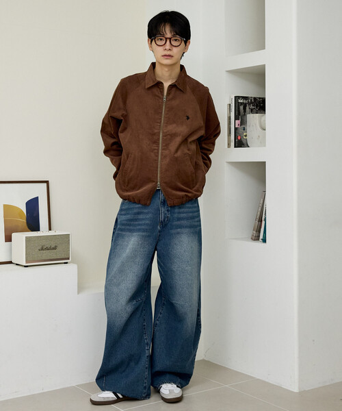 U.S. POLO ASSN.(ユーエスポロアッスン)の「U.S. POLO ASSN. × PUBLUX/ユーエスポロアッスン 別注 ダブルジップ スイングトップ ジャケット 限定展開(ブルゾン・メンズ・ダークブラウン/ブラック/ブラウン/ネイビー/チャコールグレー・LARGE/MEDIUM/SMALL)」の16枚目の写真