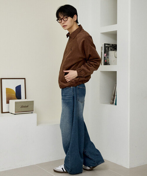 U.S. POLO ASSN.(ユーエスポロアッスン)の「U.S. POLO ASSN. × PUBLUX/ユーエスポロアッスン 別注 ダブルジップ スイングトップ ジャケット 限定展開(ブルゾン・メンズ・ダークブラウン/ブラック/ブラウン/ネイビー/チャコールグレー・LARGE/MEDIUM/SMALL)」の17枚目の写真