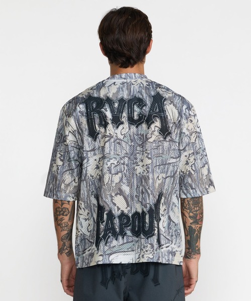 RVCA(ルーカ)の「RVCA メンズ TAPOUT MESH JERSEY TEE Tシャツ 【2026年秋冬モデル】/ルーカメッシュジャージ半袖Tシャツ(Tシャツ/カットソー・メンズ・キャメル・X-LARGE/LARGE/MEDIUM/SMALL)」の3枚目の写真