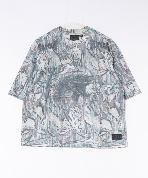 RVCA(ルーカ)の「RVCA メンズ TAPOUT MESH JERSEY TEE Tシャツ 【2026年秋冬モデル】/ルーカメッシュジャージ半袖Tシャツ(Tシャツ/カットソー・メンズ・キャメル・X-LARGE/LARGE/MEDIUM/SMALL)」の2枚目の写真