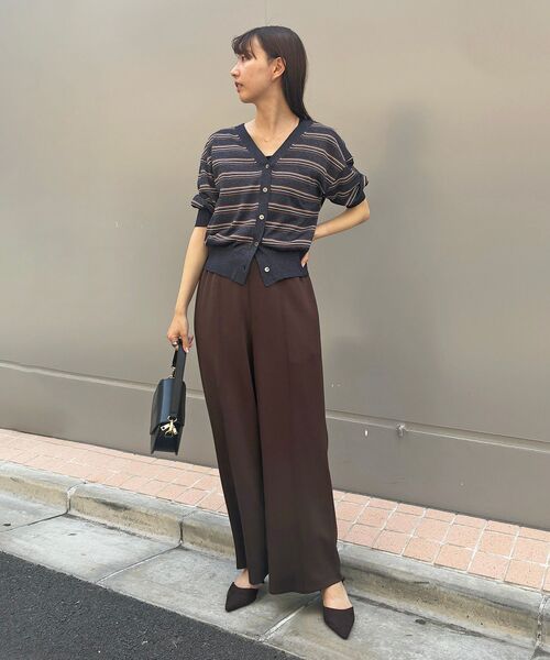 le.coeur blanc（ルクールブラン）の「エアリーパンツ（その他パンツ・レディース・ブラック/ブラウン・38）」の19枚目の写真