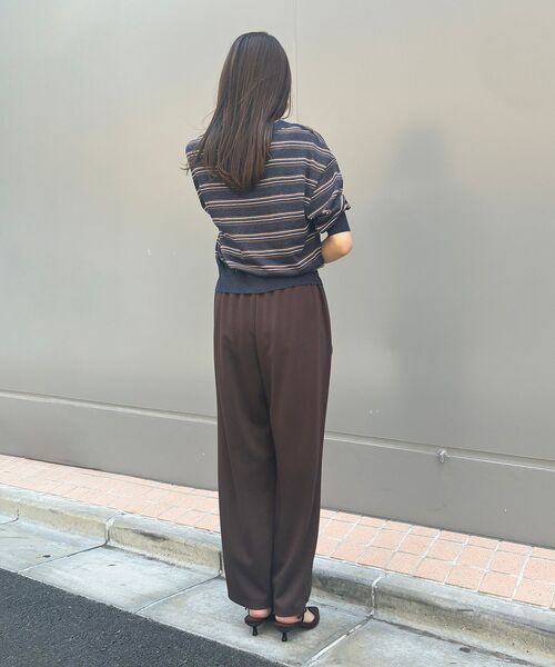 le.coeur blanc（ルクールブラン）の「エアリーパンツ（その他パンツ・レディース・ブラック/ブラウン・38）」の17枚目の写真