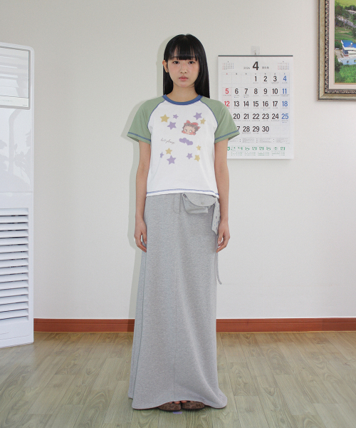 RONRON(ロンロン)の「BETTY BOOP MINI STAR STITCH RAGLAN T SHIRT GREEN(Tシャツ/カットソー・レディース・その他・FREE)」の2枚目の写真