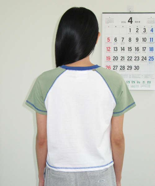 RONRON(ロンロン)の「BETTY BOOP MINI STAR STITCH RAGLAN T SHIRT GREEN(Tシャツ/カットソー・レディース・その他・FREE)」の4枚目の写真