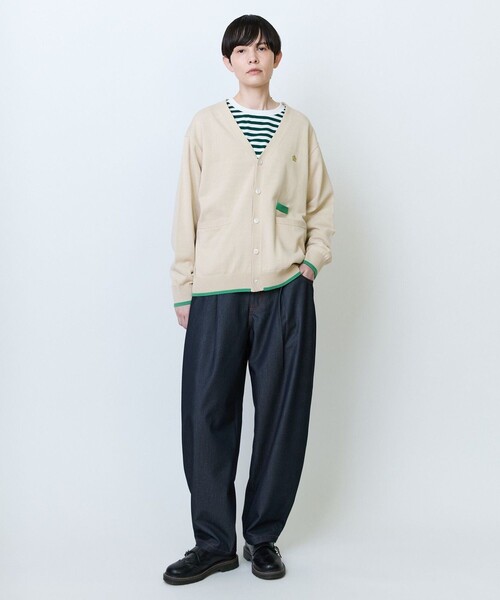 FRAPBOIS(フラボア)の「ニューカーディガン(カーディガン/ボレロ・レディース・ブラック/ベージュ/ボルドー・2/1)」の11枚目の写真