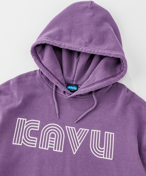 KAVU(カブー)の「KAVU/カブー Sleeve Print Parka (Pigment) /スリーブプリント パーカー(ピグメント)(パーカー・メンズ・ブラック/レッド/パープル・MEDIUM/SMALL/LARGE)」の9枚目の写真