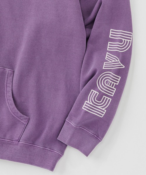 KAVU(カブー)の「KAVU/カブー Sleeve Print Parka (Pigment) /スリーブプリント パーカー(ピグメント)(パーカー・メンズ・ブラック/レッド/パープル・MEDIUM/SMALL/LARGE)」の10枚目の写真
