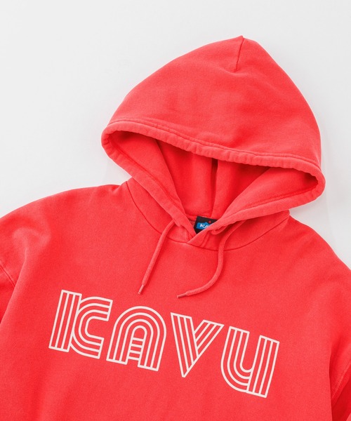 KAVU(カブー)の「KAVU/カブー Sleeve Print Parka (Pigment) /スリーブプリント パーカー(ピグメント)(パーカー・メンズ・ブラック/レッド/パープル・MEDIUM/SMALL/LARGE)」の15枚目の写真
