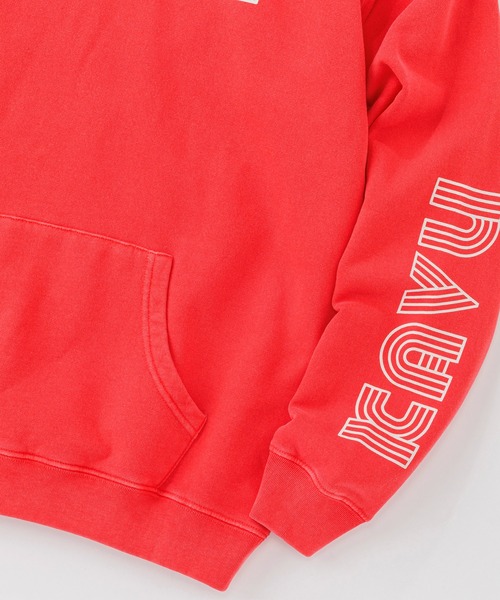 KAVU(カブー)の「KAVU/カブー Sleeve Print Parka (Pigment) /スリーブプリント パーカー(ピグメント)(パーカー・メンズ・ブラック/レッド/パープル・MEDIUM/SMALL/LARGE)」の16枚目の写真