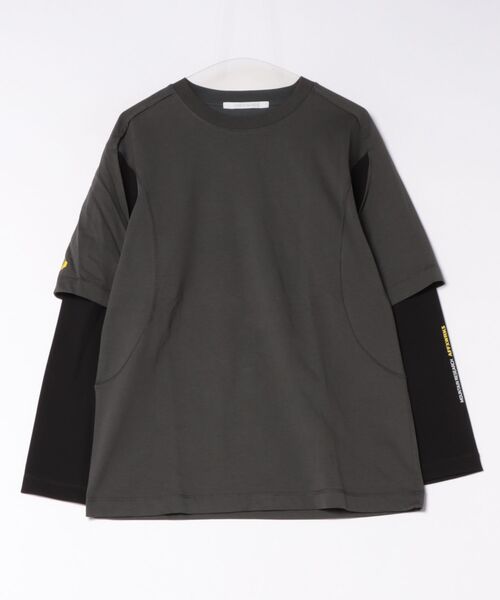 L.H.P(エルエイチピー)の「AFFIXWRKS/アフィックス/AWMR DUAL SLEEVE L/S TEE(Tシャツ/カットソー・メンズ・ブラック・S/M)」の1枚目の写真
