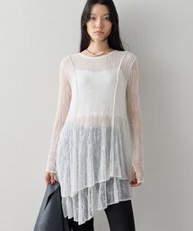 GALLARDAGALANTE | レースチュニックドレス(ワンピース)