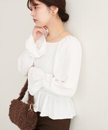 ランダムシャーリングシアーブラウス
