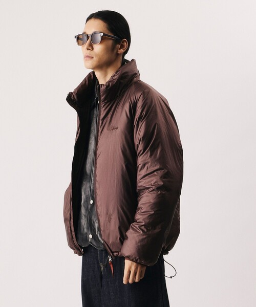 NANGA(ナンガ)の「NANGA/ナンガ SP RIPSTOP NEW STAND DOWN JACKET/別注 リップストップ ニュー スタンド ダウンジャケット(ダウンジャケット/コート・メンズ・ブラウン/ブラック/グレー・X-LARGE/LARGE/MEDIUM/SMALL)」の14枚目の写真