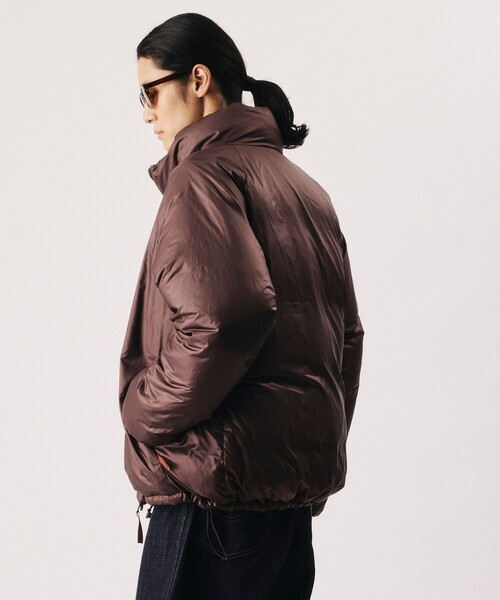 NANGA(ナンガ)の「NANGA/ナンガ SP RIPSTOP NEW STAND DOWN JACKET/別注 リップストップ ニュー スタンド ダウンジャケット(ダウンジャケット/コート・メンズ・ブラウン/ブラック/グレー・X-LARGE/LARGE/MEDIUM/SMALL)」の6枚目の写真