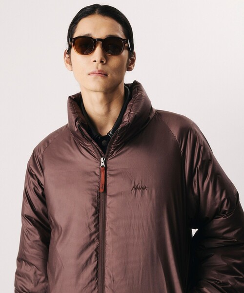 NANGA(ナンガ)の「NANGA/ナンガ SP RIPSTOP NEW STAND DOWN JACKET/別注 リップストップ ニュー スタンド ダウンジャケット(ダウンジャケット/コート・メンズ・ブラウン/ブラック/グレー・X-LARGE/LARGE/MEDIUM/SMALL)」の5枚目の写真