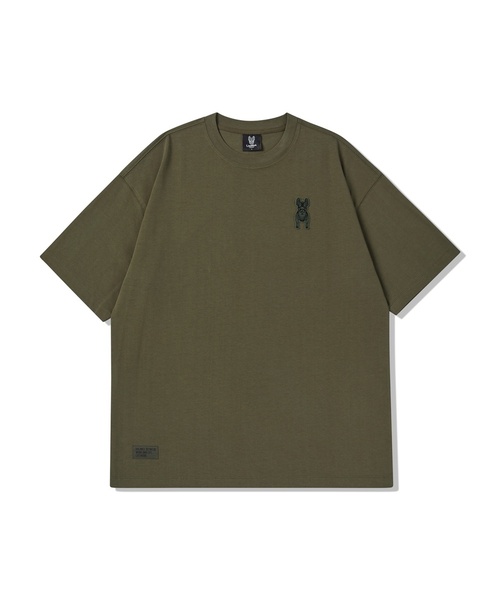 LIFE WORK(ライフワーク)の「共用) シリコンラドックワッペン半袖Tシャツ(Tシャツ/カットソー・レディース・ホワイト/ブラック/グレー/カーキ/ライトピンク・MEDIUM/LARGE/X-SMALL/SMALL)」の4枚目の写真