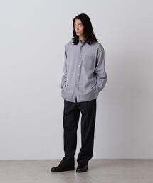 YLEVE / 2/72 WOOL TRICHOTINE TROUSERS